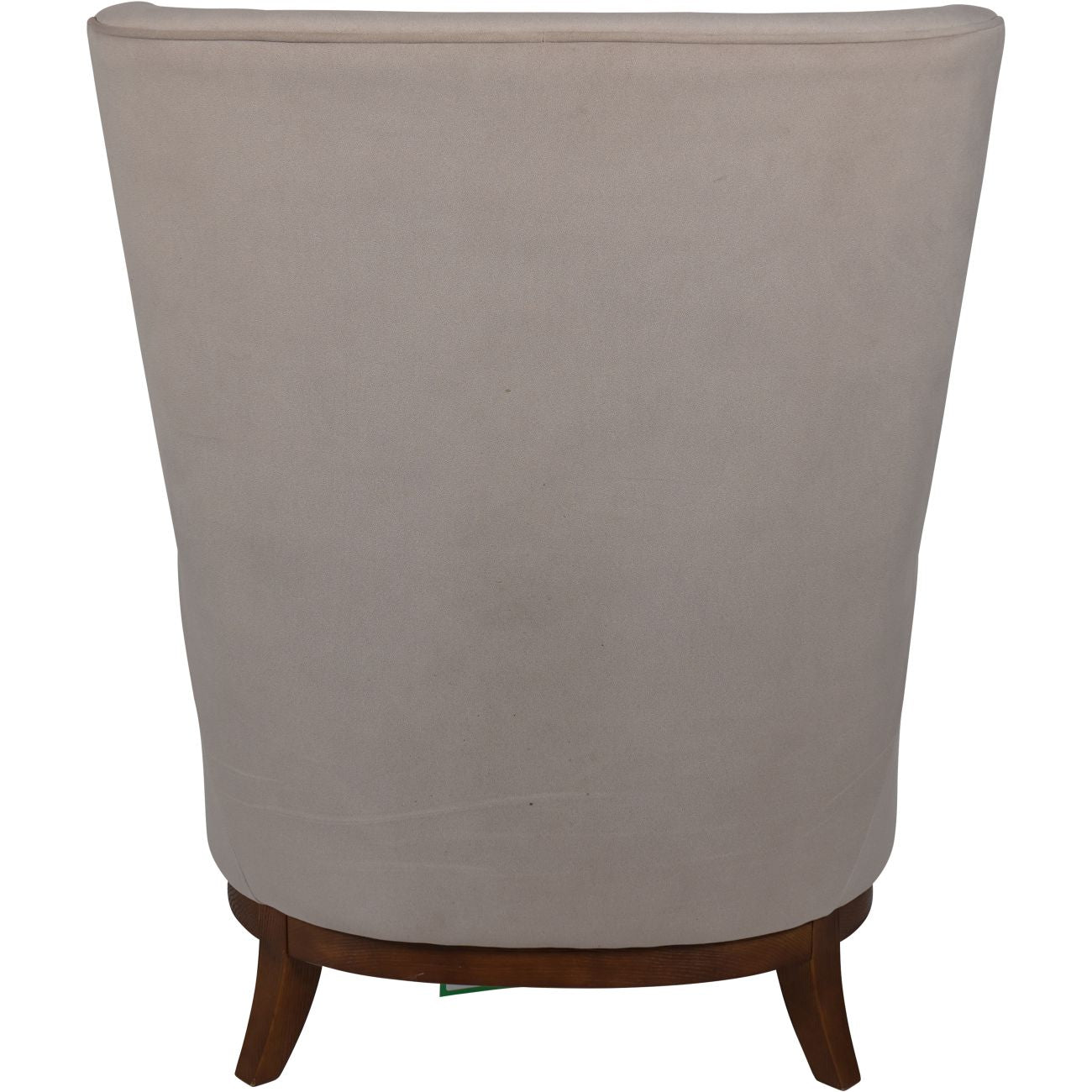 Rothbury Soft Taupe Ribbed Upholstered Wingback Armchair